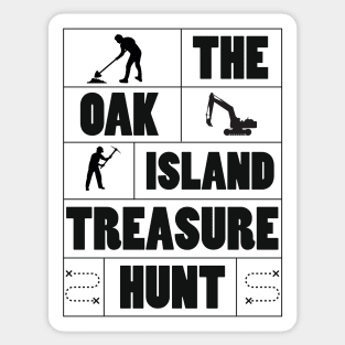 The Oak Island Treasure Hunt Sticker